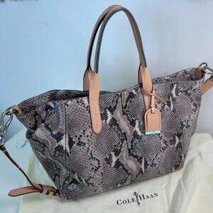 Cale Haan Leather Shoulder/Tote Bag